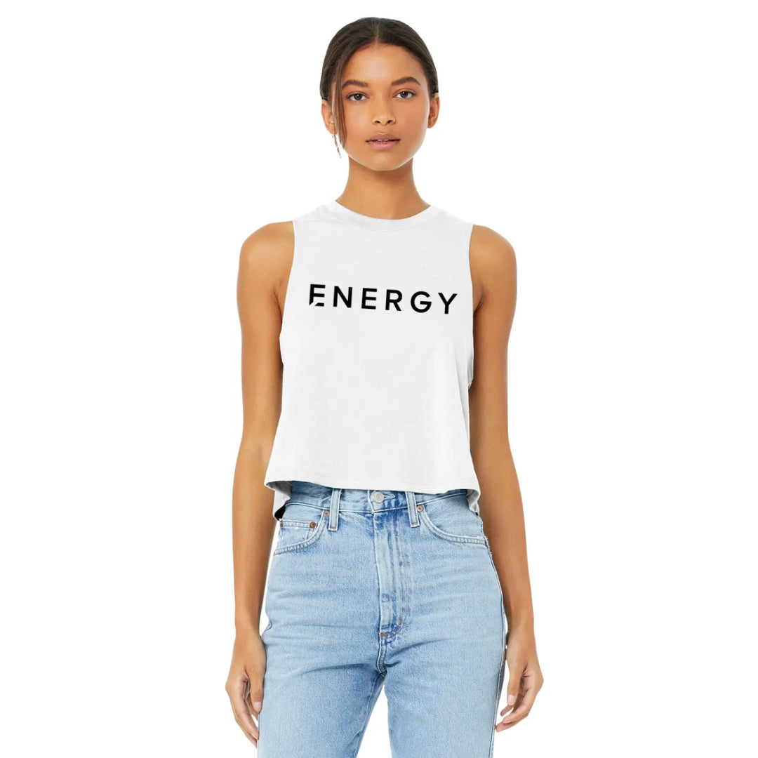 Ladies Racerback Cropped Tank